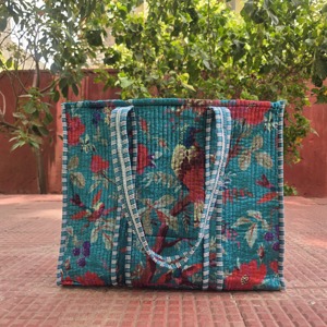 Bolso Tote de Hombro Hecho a Mano en India, con Estampado de Terciopelo, Tamaño Grande, para Uso Diario, Personalizable, Estilo Bohemio, Forro de Algodón - Product Image 3