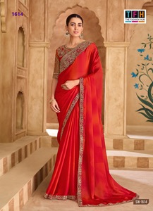 Most Beautiful Indian Ethnic Wear silk Saree Collections for Party and Festival Wear Low Price Wedding Function Wear Saree - Product Image 4