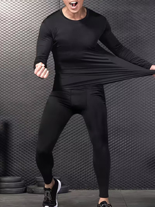 Ensembles de Sport en Gros pour Hommes : Tenues de Compression à Carreaux en Maille pour Entraînement, Gym, Fitness, Jogging et MMA (Rash Guard) - Product Image 3
