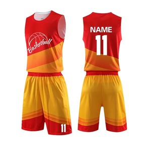 Meilleurs uniformes de basket-ball jaunes et noirs avec impression par sublimation, design personnalisé, maillots d'équipe de basket-ball pour hommes - Product Image 5