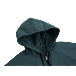 Veste coupe-vent légère imperméable en polyester avec capuche, survêtement en nylon surdimensionné, short taille plus, ensemble d'automne - Product Image 5