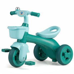 Triciclo per Bambini 3-5 Anni con Struttura Triangolare, Cestini Portaoggetti Anteriori e Posteriori, Stabile - Product Image 1