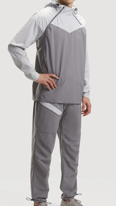 Combinaisons de sauna personnalisées, combinaisons de sudation ajustables pour hommes et femmes, entraînement physique, fourniture OEM - Product Image 3