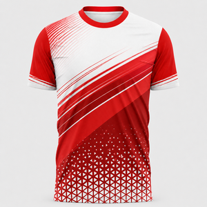 Custom Sublimation Soccer T Shirt Short Sleeve Football Training Jersey Team Uniform Print Tee <b>Men</b> Breathable Polyester Adult - Product Image 1