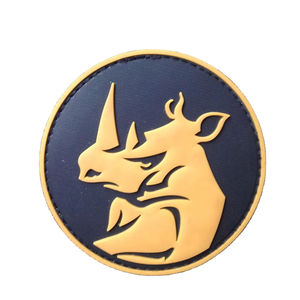 Chenille Fabric <b>Sew</b>-<b>On</b> Hats Apparel Wholesale Bulk OEM/ODM Light Weight Best New Arrival Custom 3D PVC Rubber <b>Patches</b> - Product Image 2