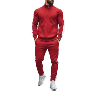Conjunto Deportivo Casual para Hombre 2026, Traje de Dos Piezas con Chaqueta y Pantalón, Manga Larga, Transpirable, para Ocio y Fitness, Primavera-Otoño, 100% Algodón - Product Image 6