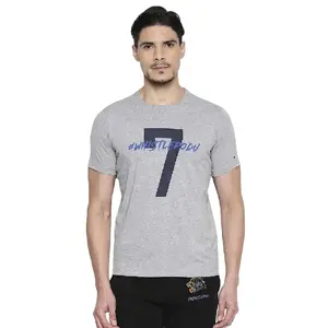 Kaus pria promosi cetak Model Digital kustom Fashion terbuat dari katun campuran setengah lengan kaus kampanye pemilihan untuk pria