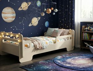 Cama Infantil Moderna y Resistente de Madera para Dormitorio - Product Image 1