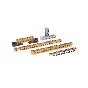 High Quality Brass Neutral Link Terminal Durable Electrical Connector for Panel Board Distribution and Industrial Use - Product Image 1