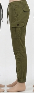 Men's Stretch Cargo <b>Joggers</b> Pull-On Elastic Waist Multi Pocket Utility Pants Casual <b>Slim</b> Fit Trousers - Product Image 2