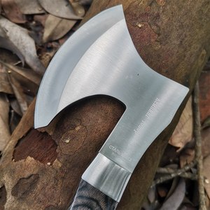 Hacha Vikinga de Acero Hecha a Mano de Alta Calidad, Venta Directa de Fábrica, para Uso en Campamentos al Aire Libre, Hachas Vikingas Tácticas y de Supervivencia - Product Image 2