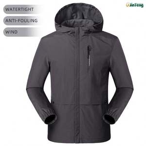 Chaqueta Cortavientos de Nailon Ripstop de Alto Rendimiento, Chaqueta Táctica para Senderismo y Escalada, Repelente al Agua y Transpirable - Product Image 4