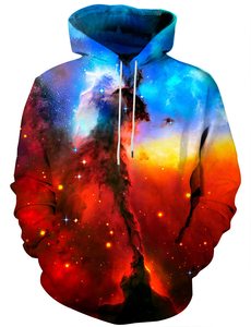 Sweat-shirt à capuche personnalisé en polyester polaire, imprimé par transfert thermique, avec logo frontal, style streetwear décontracté et respirant, vente en gros - Product Image 5