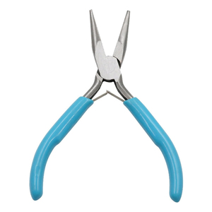 High Quality Stainless Steel Jewelry Pliers Precision Nylon Jaw Flat Bent Nose End Cutting Pincers Hand Tool For <b>Wire</b> Work - Product Image 1