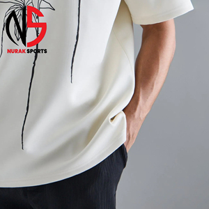 Camiseta Extra Grande de Algodón 100% para Hombre, Transpirable, Cómoda, de Secado Rápido, Personalizable, Estilo Hip Hop, Ecológica, en NURAK - Product Image 3