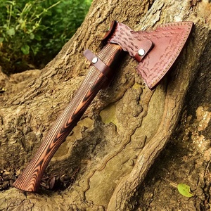 Hache de camping et de survie en acier forgé artisanal de qualité industrielle UA Supplies, manche en bois dur, pour activités de plein air, OEM - Product Image 4