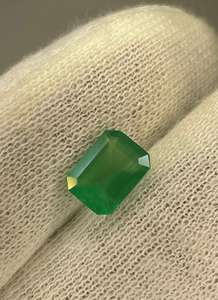 8.40X6.30MM, ESMERALDA NATURAL CON CORTESÍA OCTAGONAL. HERMOSA ESMERALDA PARA JOYERÍA. - Product Image 3