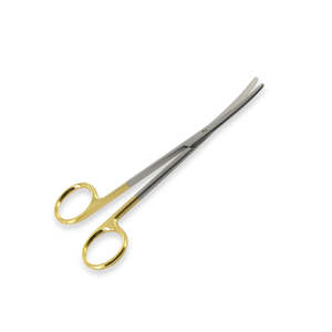 Ciseaux de dissection professionnels Medic Instrument, courbés, 180 mm (7 po), stériles, chirurgicaux, haute qualité, manuels, Metzenbaum, par SurgiRight - Product Image 1