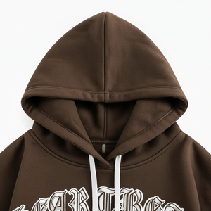 Ensemble de survêtement personnalisé pour homme, sweat à capuche délavé, 2 pièces, coupe-vent mi-lourd, grande taille, imprimé numérique, streetwear tendance - Product Image 3