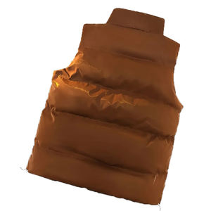 Gilet d'hiver en duvet d'excellente qualité, sans manches, thermique, en duvet tissé pour homme, avec capuche amovible, chaud, grande taille - Product Image 3