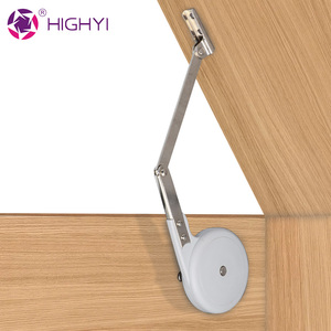 Barre de support robuste pour coiffeuse, avec vérin à gaz à fermeture amortie et bascule vers le haut, pour table de maquillage de chambre à coucher - Product Image 1