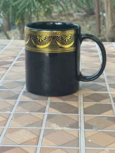 Oriental Ceramic <b>Mug</b> Set With Gold Floral Pattern 6 Pieces In Grid <b>Box</b> For Gift - Product Image 3