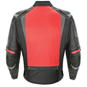 Vestes de moto personnalisées en tissu coupe-vent et imperméable pour l'été et l'hiver, vêtements de moto pour le tourisme, protection de niveau 1, polyester/nylon - Product Image 2