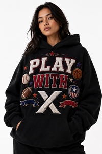 Sudaderas Personalizadas Team X Play With X Game On X Never Quit X Move With X Born To Win X, Fabricante de Ropa Deportiva de Invierno, Estilo Urbano, ODM - Product Image 2