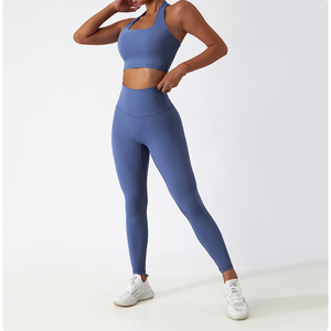 Women's Active 3-Piece Fitness Set Breathable Polyester/Nylon Yoga <b>Jacket</b> Leggings & Sports Bra for <b>Workout</b> & Gym - Product Image 4