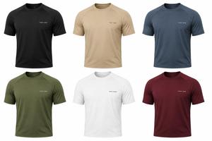 Men's Custom Color Short Sleeve <b>T</b>-<b>Shirt</b> O-Neck Regular Fit Quick Dry Breathable Printed Custom Logo Casual Style Knitted Fabric - Product Image 6