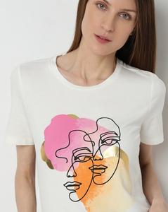 2025 Cotton Half Sleeve Women's <b>T</b>-<b>Shirts</b> Screen Printed with Custom Face Logo Eco-Friendly Regular Fit Casual Short Neck Design - Product Image 1