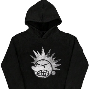 Sudadera con capucha estampada Saint para hombre de tendencia/estilo de cremallera en tela transpirable y cómoda algodón/poliéster polar térmico - Product Image 1