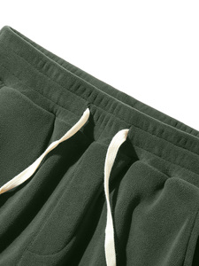 Custom ODM Men Baggy Fleece Sweatpants <b>Cuffed</b> Ankle Drawstring <b>Joggers</b> - Product Image 5