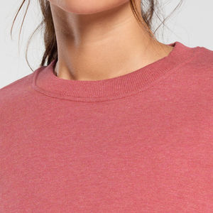 Sudadera de Jersey de Color Sólido para Mujer, Nueva Llegada al por Mayor, Logotipo Personalizado Impreso, Ropa Casual Transpirable de Invierno, 100% Algodón en la Parte Delantera - Product Image 5