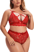 Conjunto de Sujetador Deportivo y Braguita para Mujer, Bikini de Encaje sin Costuras, Lencería Sexy Ligera y Suave, Ropa Interior con Cintura para un Movimiento Diario Cómodo
