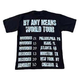 เสื้อยืดคอกลมผ้าฝ้าย100% สำหรับผู้ชายปรับแต่งได้พิมพ์สีทึบสไตล์ฮิปฮอปเสื้อผ้าลำลอง220กรัมน้ำหนักผ้า - Product Image 3