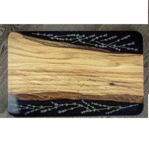 Planche à découper multifonctionnelle pour la cuisine, finition naturelle, planche à découper en bois d'acacia, utilisation quotidienne - Product Image 3