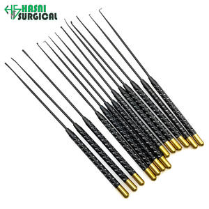 เครื่องมือผ่าตัดประสาท ไมโคร เนิร์ฟ เวสเซิล ฮุค สปาตูล่า ดิสเซคเตอร์ 21 ซม. คิวเร็ต สำหรับศัลยกรรมประสาท - Product Image 4