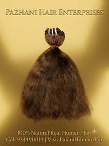 South Indian Temple Raw <b>Remy</b> <b>Hair</b> <b>Extensions</b> 100% Unprocessed Human <b>Hair</b> Double Drawn Weave Tape - Product Image 5