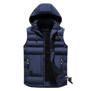 Street wear imprimé rembourré gilet manteau hiver chaud rembourré gilet veste pour hommes avec le dernier design 2023. - Product Image 3