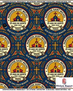 African Wax Print Cotton Fabric Manufacturer Customized OEM Church Anniversary Celebration Convention Uniform Ghana Nigeria Keny - Product Image 4