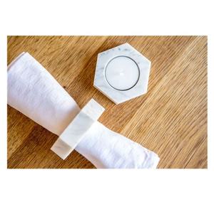 Lot de 4 Anneaux de Serviette en Marbre Faits Main Luxueux 2025 – Designs Uniques, Couleurs Vibrantes, Écologiques, Durables et Élégants pour Dîners et Fêtes - Product Image 2