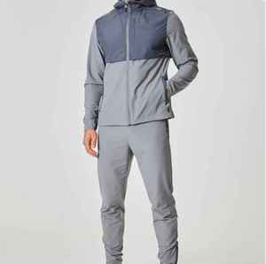 Conjunto de Chaqueta y Pantalones Deportivos Cortavientos de Invierno para Hombre, Diseño Sólido, Impermeable, Transpirable, de Nailon, Unisex, Ligero - Product Image 4