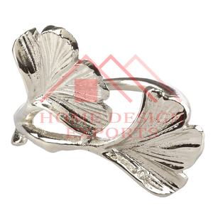 Servilletero de hoja de Ginkgo dorado de último diseño, centro de mesa de Metal decorativo para el hogar para sala de estar y cocina - Product Image 4
