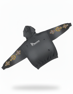 Sweat à capuche pour homme en polyester 100% avec motif toile, style vieilli, imprimé logo personnalisé, délavé à l'acide, plusieurs couleurs, idéal pour l'hiver - Product Image 6