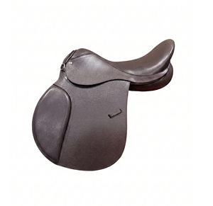 Selle d'équitation anglaise en cuir véritable de qualité supérieure, équipement d'équitation durable, selle d'entraînement confortable - Product Image 2