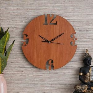 Handmade Wooden <b>Clock</b> <b>Modern</b> <b>Wall</b> <b>Clock</b> Natural Wood Decorative Timepiece For Home Decor By AALIYAN IMPEX - Product Image 3