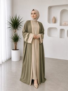 Stylish Middle Eastern Modest Wear Abaya Collection Loose Fit Batwing Sleeve Arabic Abaya <b>Dress</b> Modern Arabic <b>Kaftan</b> Style Maxi - Product Image 6