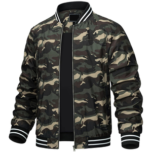 Versity Classic Patterned Casual Style <b>Pilot</b> Wind Resistant Winter Outerwear <b>Jacket</b> with Front Zipper for Men - Product Image 2