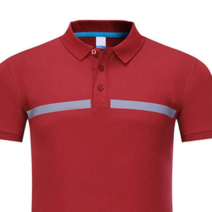 Chemises de travail haute visibilité pour hommes, polos de sécurité réfléchissants, respirants, 100% polyester, pour la construction - Product Image 5